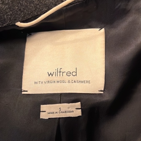 Aritzia Wilfred Cocoon Wool Cashmere Coat - Picture 11 of 12